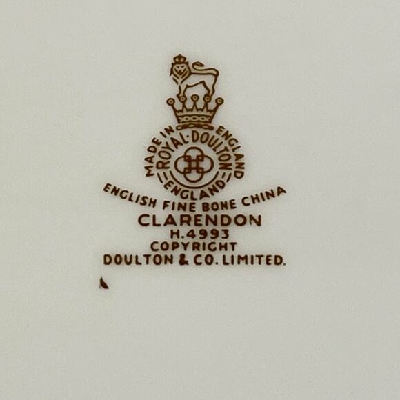 Royal Doulton OVAL SERVING PLATTER 13" Large Plate Clarendon Bone China H4993 - Picture 3 of 7